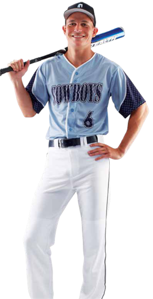 Frozen Rope Men's Sublimated Baseball Jersey Teamwork ProSphere Frozen Rope Men's Sublimated Baseball Jersey Teamwork ProSphere