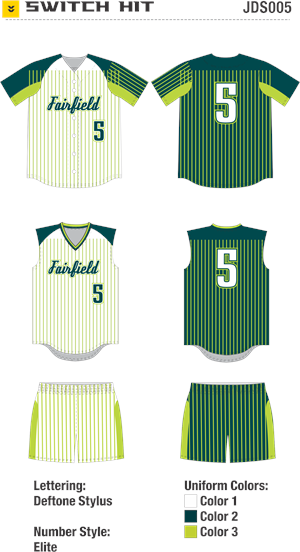 Switch Hit Sublimated Fastpitch Uniform Alleson Athletic Switch Hit Sublimated Fastpitch Uniform Alleson Athletic